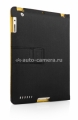Чехол для iPad 3 и iPad 4 Capdase Folder Case Folio Canvas, цвет black (FCAPIPAD3-P31E)