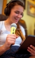 Конденсаторный микрофон для iPhone, iPad, iPod и Samsung IK Multimedia iRig Voice, цвет Yellow