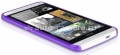 Силиконовый чехол-накладка для HTC One (M7) Itskins ZERO.3, цвет фиолетовый (HTON-ZERO3-PRPL)