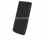 Кожаный чехол для Sony Xperia S BeyzaCases Retro Super Slim Strap, цвет flo black (BZ21338)