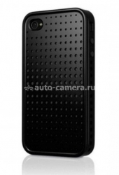 Чехол на заднюю крышку iPhone 4 Belkin Shield Shock, цвет черный жемчуг (F8Z640cw154)
