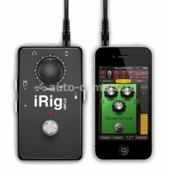 Гитарный интерфейс стомп-бокс для iPhone, iPod и iPad IK Multimedia iRig STOMP (iRig Stomp)