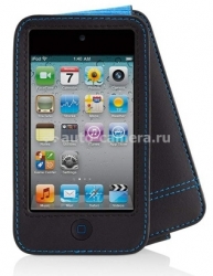 Кожаный чехол для iPod touch 4G Belkin Verve Folio, цвет черный (F8Z673CW)