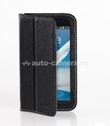 Кожаный чехол для Samsung Galaxy Note 2 (N7100) Yoobao Executive Leather Case, цвет black