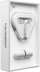 Оригинальные вакуумные наушники с микрофоном и пультом управления для iPhone и iPad Apple In-Ear Headphones with Remote and Mic (МE186ZM/A)