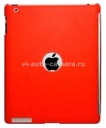 Пластиковый чехол на заднюю панель iPad 3 и iPad 4 iCover Candy Rubber, цвет Red (NIA-CAR)
