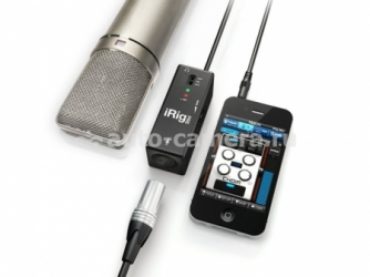 Универсальный интерфейс для подключения микрофона к iPhone, iPod и iPad IK Multimedia iRig PRE (iRig Pre)